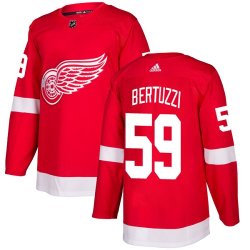 Adidas Red Wings #59 Tyler Bertuzzi Red Home Authentic Stitched Youth NHL Jersey